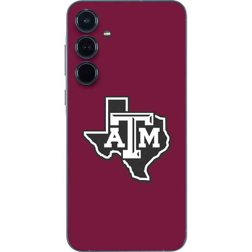 Texas A&M University Black Logo Galaxy A55 5G Skin